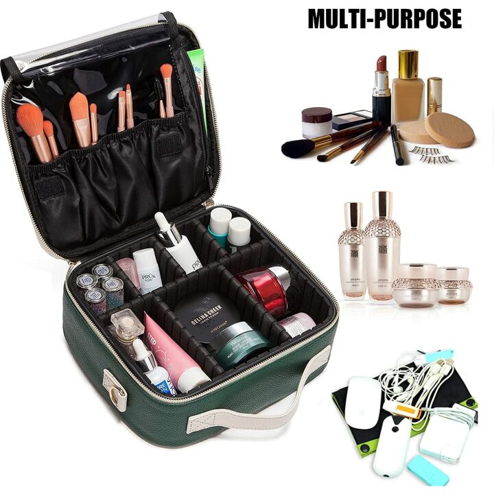 LACATTURA Travel Makeup Bag - Stylish & Functional