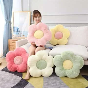 YILANLAN Flower Floor Pillow - Soft and Vibrant Design