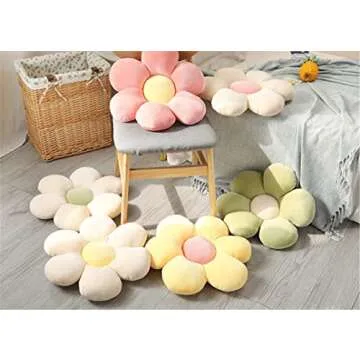 YILANLAN Flower Floor Pillow - Soft and Vibrant Design