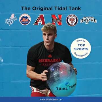 Tidal Tank Sphere - Original Heavy Bag Aqua Ball, Water Weight - Sandbag Weight Set for Home Gym, Ad...