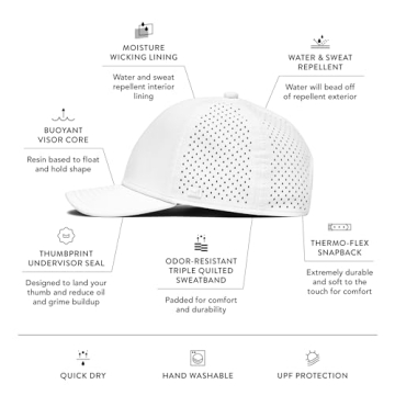 Melin A-Game Hydro Unisex Snapback Hat - Water Resistant