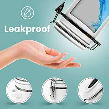 Home Intuition 4-Piece Ceramic Kitchen Canisters Set