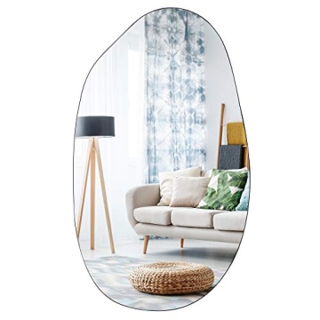 EDGEWOOD Asymmetrical Wall Mirror for Home Decor