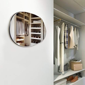 EDGEWOOD Asymmetrical Wall Mirror for Home Decor