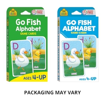 School Zone Go Fish Card Game for Fun Learning