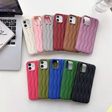 Stylish LEMONCOVER iPhone Case with 3D Wave Design