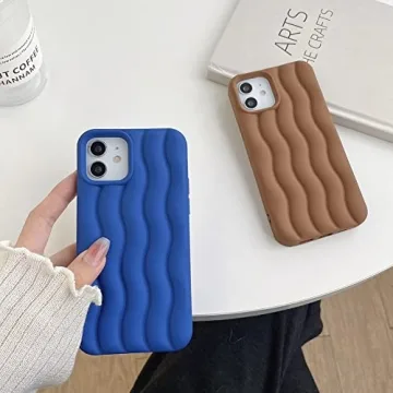 Stylish LEMONCOVER iPhone Case with 3D Wave Design