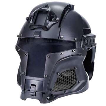 Cosplay Airsoft Full Face Head Helmet Tactical Sorta-Kinda Mandalorian/Boba Fett/Galac-Tac Style Hel...