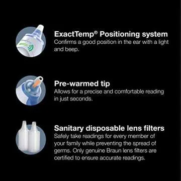 Braun ThermoScan 5 Ear Thermometer for Family Health
