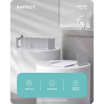 Effortless Closet Organization with Baffect Shelf Dividers