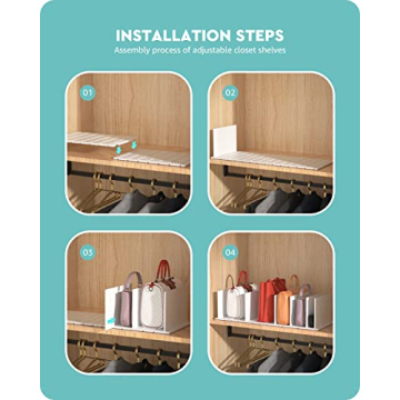 Effortless Closet Organization with Baffect Shelf Dividers