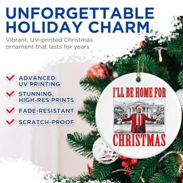 Funny Trump 2024 Christmas Ornament - Home Decoration