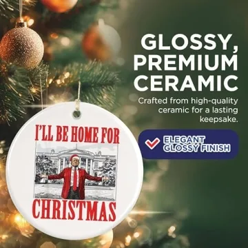 Funny Trump 2024 Christmas Ornament - Home Decoration