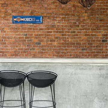 Rico Industries NYC Knicks Metal Street Sign for Home Decor