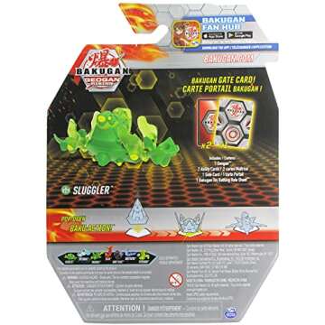 Bakugan Geogan Rising 2021 Ventus Sluggler Geogan Collectible Action Figure and Trading Cards