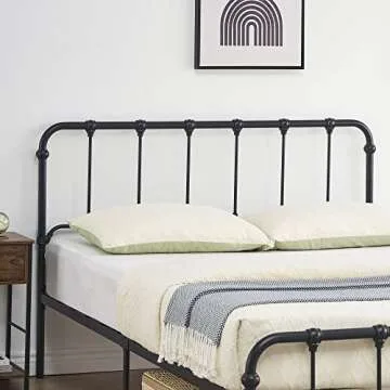 Amyove Full Metal Bed Frame with Easy Assembly and Storage