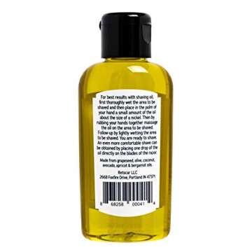 Alonzo's Sensational Shave - Shaving Oil for Men (1-Pack, 2 Oz Bottle) All-Natural Pre-Shave & After...