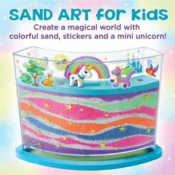 Rainbow Sandland DIY Sand Art Kit for Kids