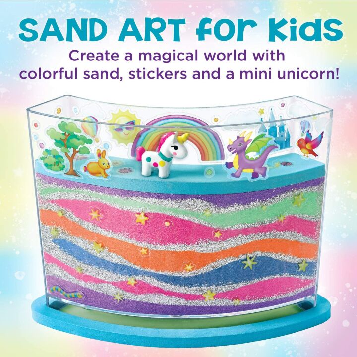 Rainbow Sandland DIY Sand Art Kit for Kids