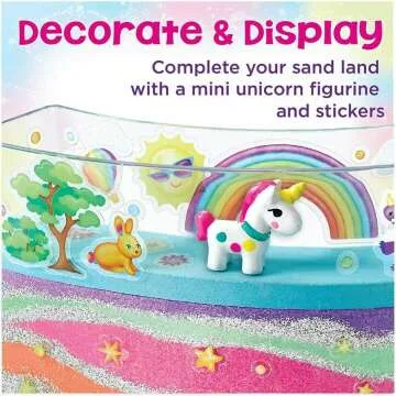 Rainbow Sandland DIY Sand Art Kit for Kids