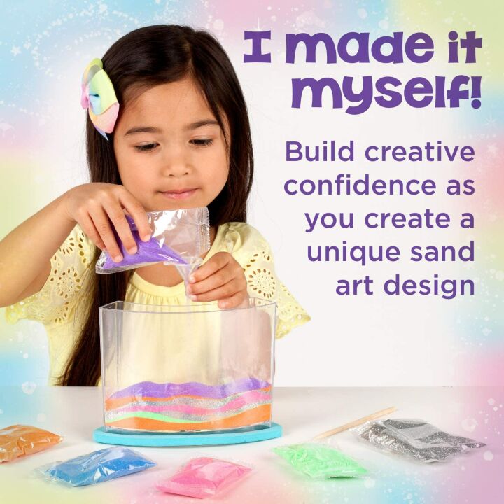 Rainbow Sandland DIY Sand Art Kit for Kids