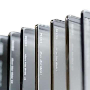 NiSi Cinema Allure Mist Black 1/4 Stop | Mist Effect Lens Filter for for 4x5.65 Videography Matte Boxes