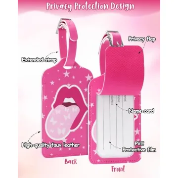 4PCS Cute Luggage Tags for Stylish Travel Essentials