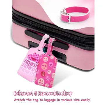 4PCS Cute Luggage Tags for Stylish Travel Essentials