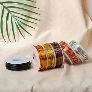 BENECREAT Aluminum Wire for Jewelry Crafting and More