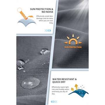 Hiauspor Men's Hiking Cargo Shorts 9"/10" Quick Dry Lightweight Waterproof for Golf Tactical Fishing Casual with 6 Pockets (Dark Grey, 36)