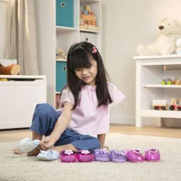 Melissa & Doug Role Play Collection, Step in Style! (Set of 4 Pairs, Frustration-Free Packaging), Multi-colored, Standard