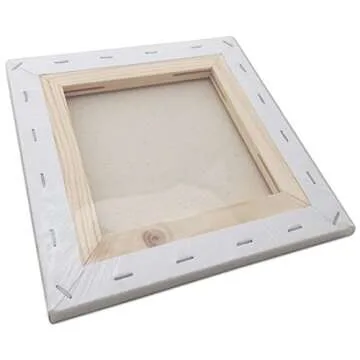 LWR CRAFTS Stretched Canvas 8" X 8" Pack of 6
