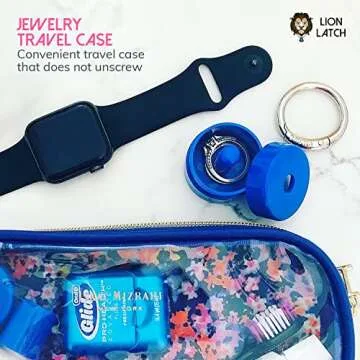 Lion Latch Jewelry Box - Secure, Portable, Multifunctional Organizer