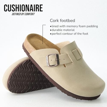 CUSHIONAIRE Hana Women's Clogs - Stylish Comfort for Every Step