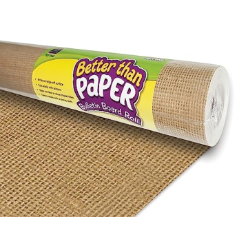 Burlap Better Than Paper Bulletin Board Roll for Classrooms