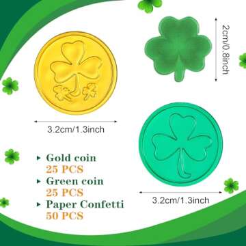156 Piece St Patricks Day Decorations Set with Cauldrons