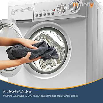 Washable Pee Pads for Dogs,Dog Pee Pads for Puppy Playpen,Puppy Kennel,Dog Crate-Quick Heavy Absorbency,Waterproof,Nonslip,Ideas for Pet Supplies,Gray,72" x 72"