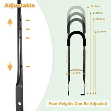 MOLI DEE Children Cycling Bike Safety Trainer Handle Balance Push Bar (a-Black)