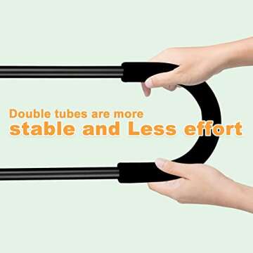 MOLI DEE Children Cycling Bike Safety Trainer Handle Balance Push Bar (a-Black)