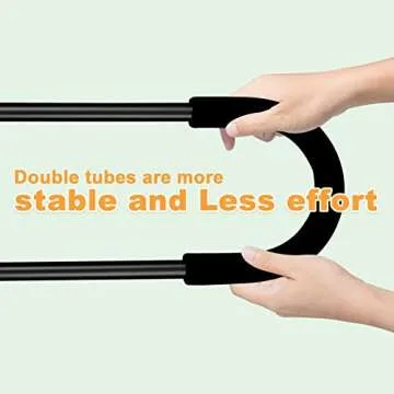 MOLI DEE Children Cycling Bike Safety Trainer Handle Balance Push Bar (a-Black)