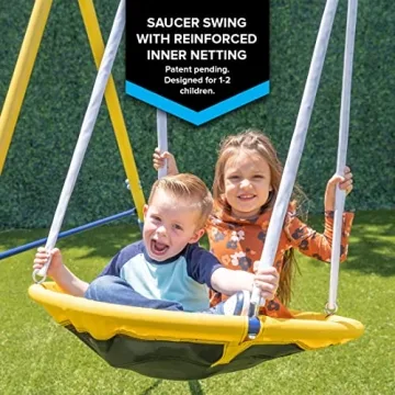 Sportspower Starlight Swing Set with LED Safety Swings