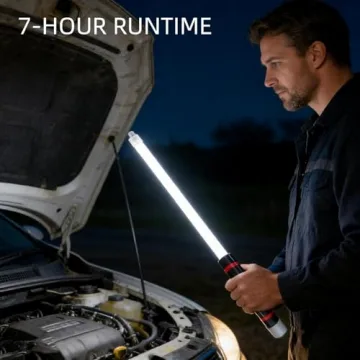27" Rechargeable Flexible LED Light Stick for Car Repairs