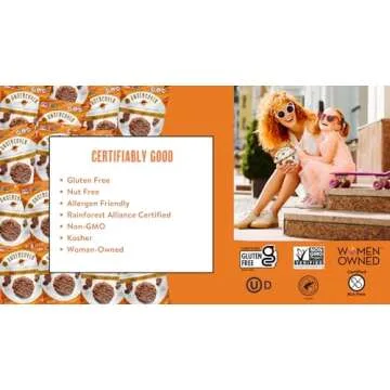 Undercover Chocolate Quinoa Crisps - Dark Chocolate + Sea Salt Quinoa Crisps | 7-Pack, 3oz Bags of Mini Crisps | Gluten Free, Nut-Free, Allergen Friendly, Kosher, Plant-Based