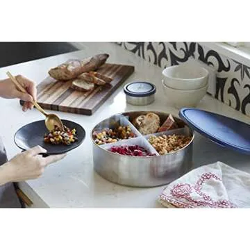 U Konserve 3-in-1 Reusable Divided Big Bowl Container