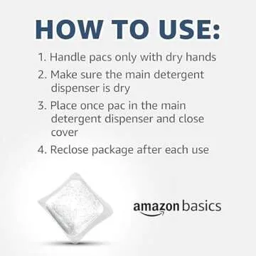 Amazon Basics Dishwasher Detergent Pacs, Fresh Scent, 85 Count (Previously Solimo)