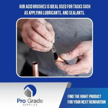 Pro Grade Acid Flux Brushes for Crafts and Woodworking