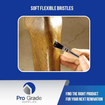 Pro Grade - Acid Brushes - 36 Count 3/8 Inch Boar Hair Acid Flux Brushes