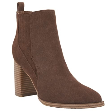 Juliet Holy Women’s Pointed Toe Block Heel Ankle Boots