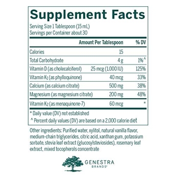 Genestra Cal Mag Vanilla Liquid - Bonet Health Supplement