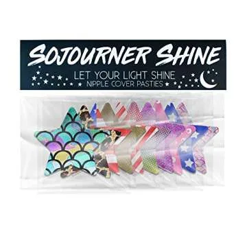 SoJourner Bags Star Rave Pasties Nipplecovers 10 Designs